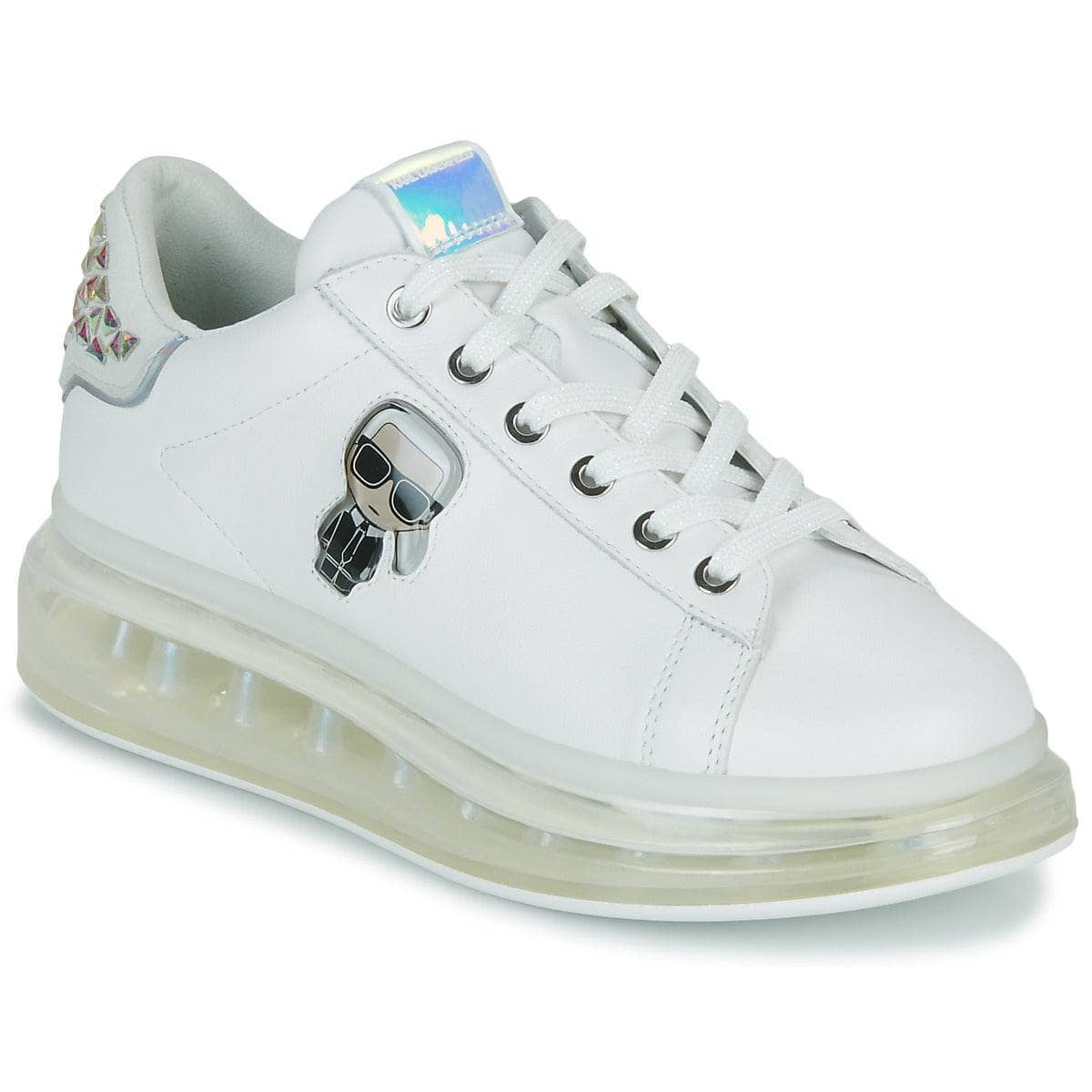 Sneakers basse Donna Karl Lagerfeld  KAPRI KUSHION Jellikonic Lo Lace  Bianco