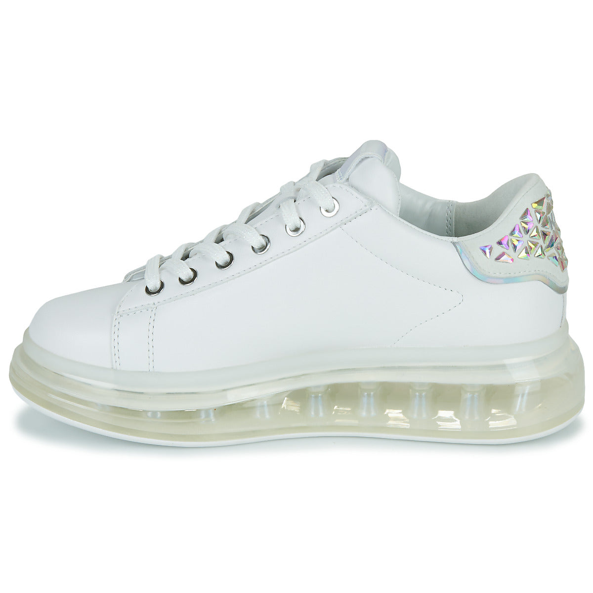 Sneakers basse Donna Karl Lagerfeld  KAPRI KUSHION Jellikonic Lo Lace  Bianco