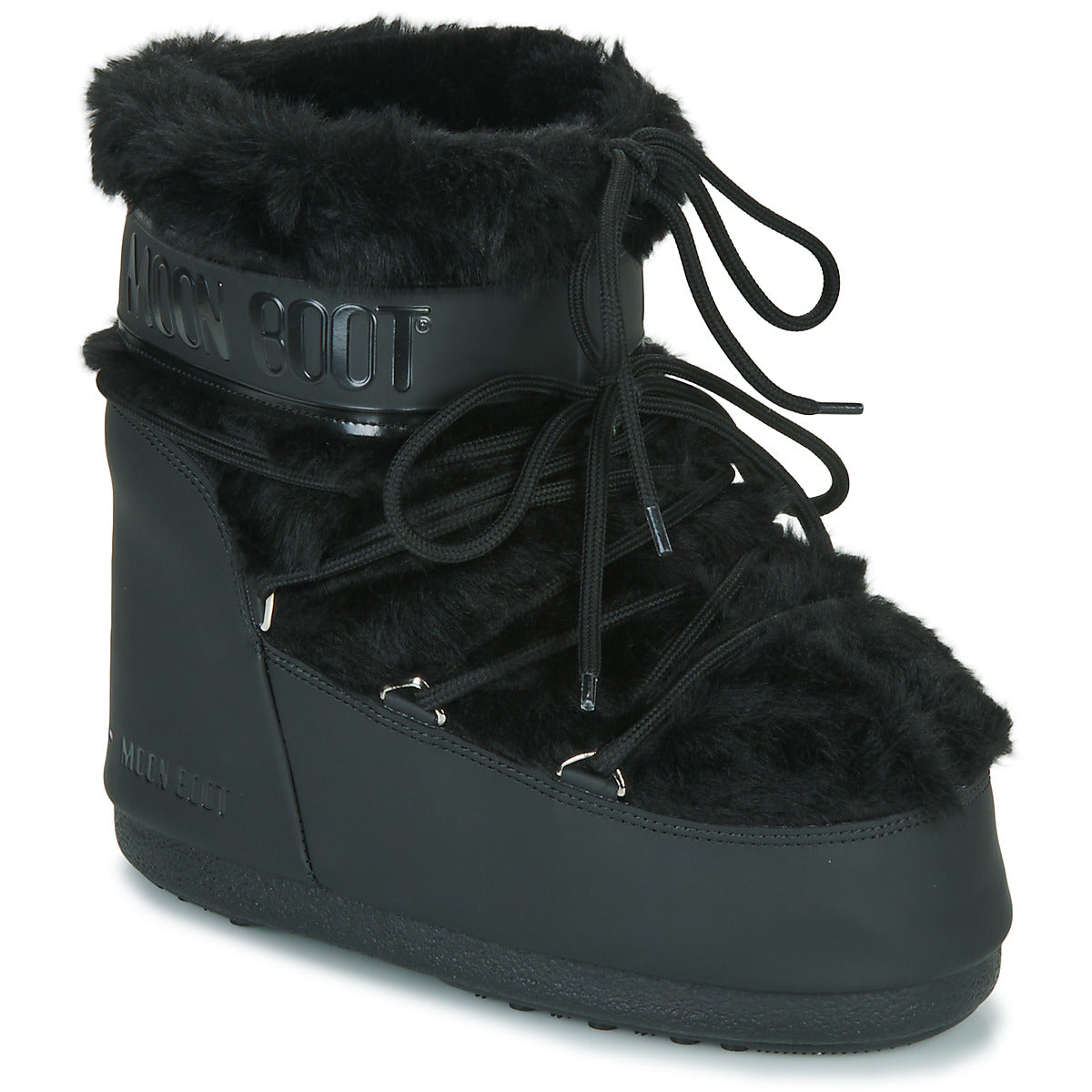 Scarpe da neve Donna Moon Boot  Moon Boot Icon Low Faux Fur  Nero