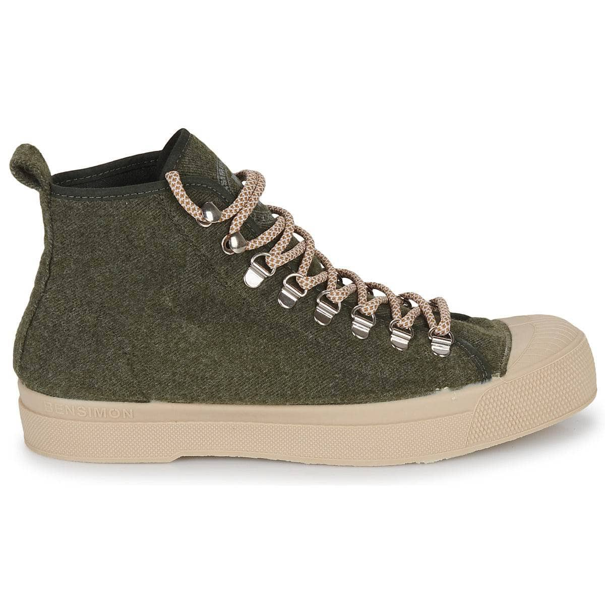 Sneakers alte Donna Bensimon  Stella Wool Mountain  Kaki