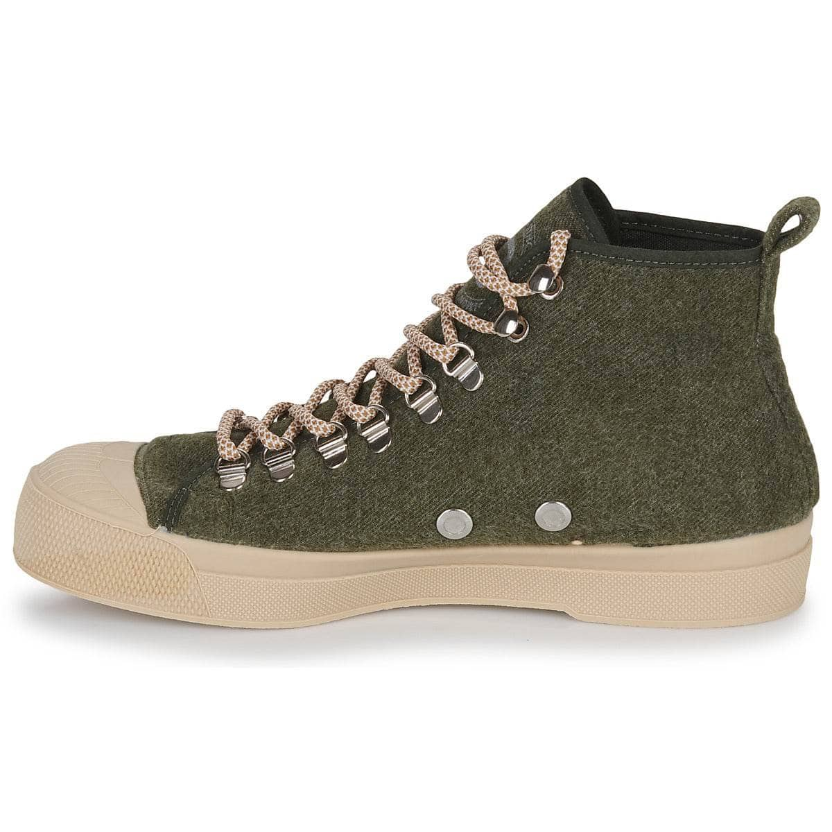 Sneakers alte Donna Bensimon  Stella Wool Mountain  Kaki