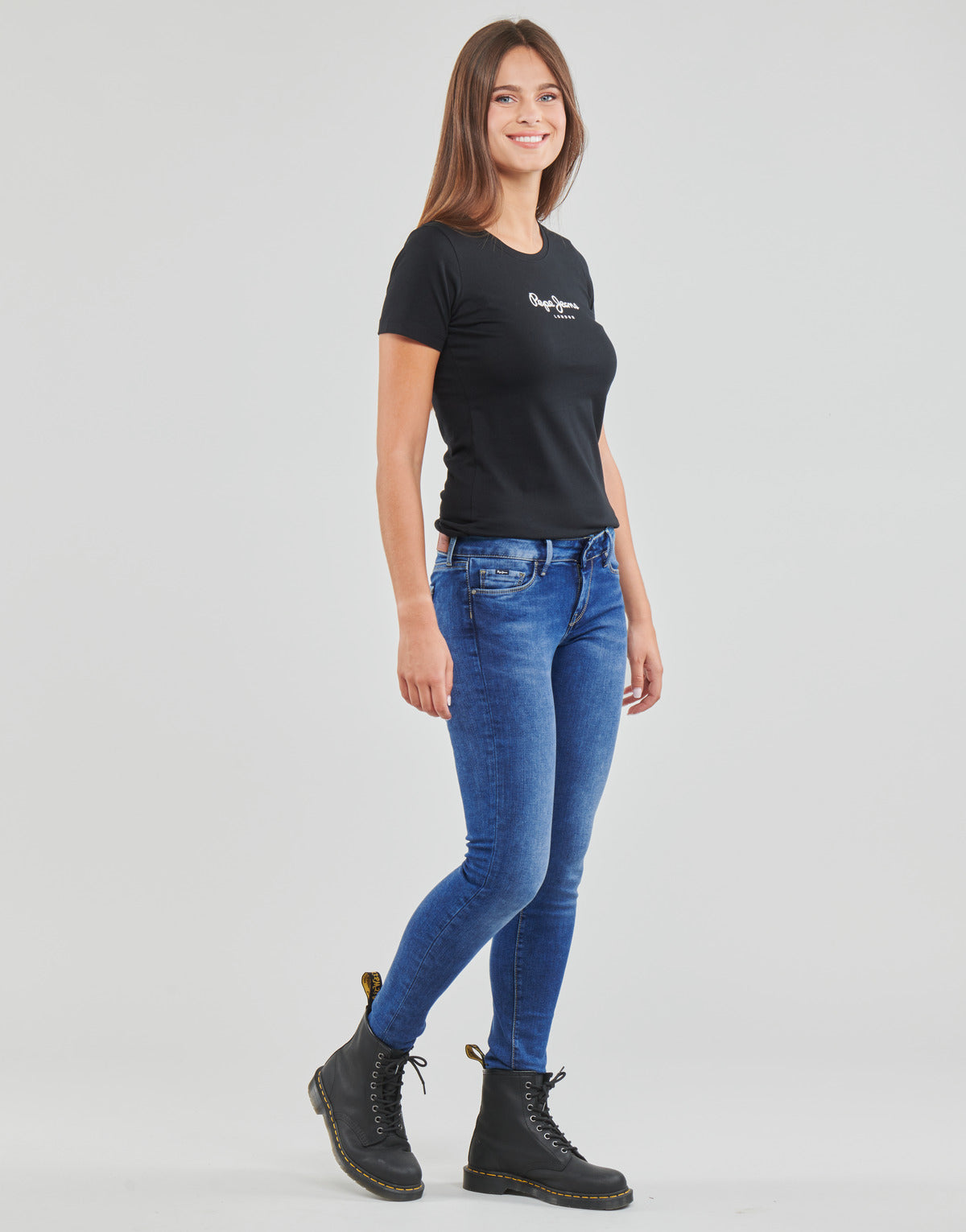 Jeans skynny Donna Pepe jeans  SOHO  Blu