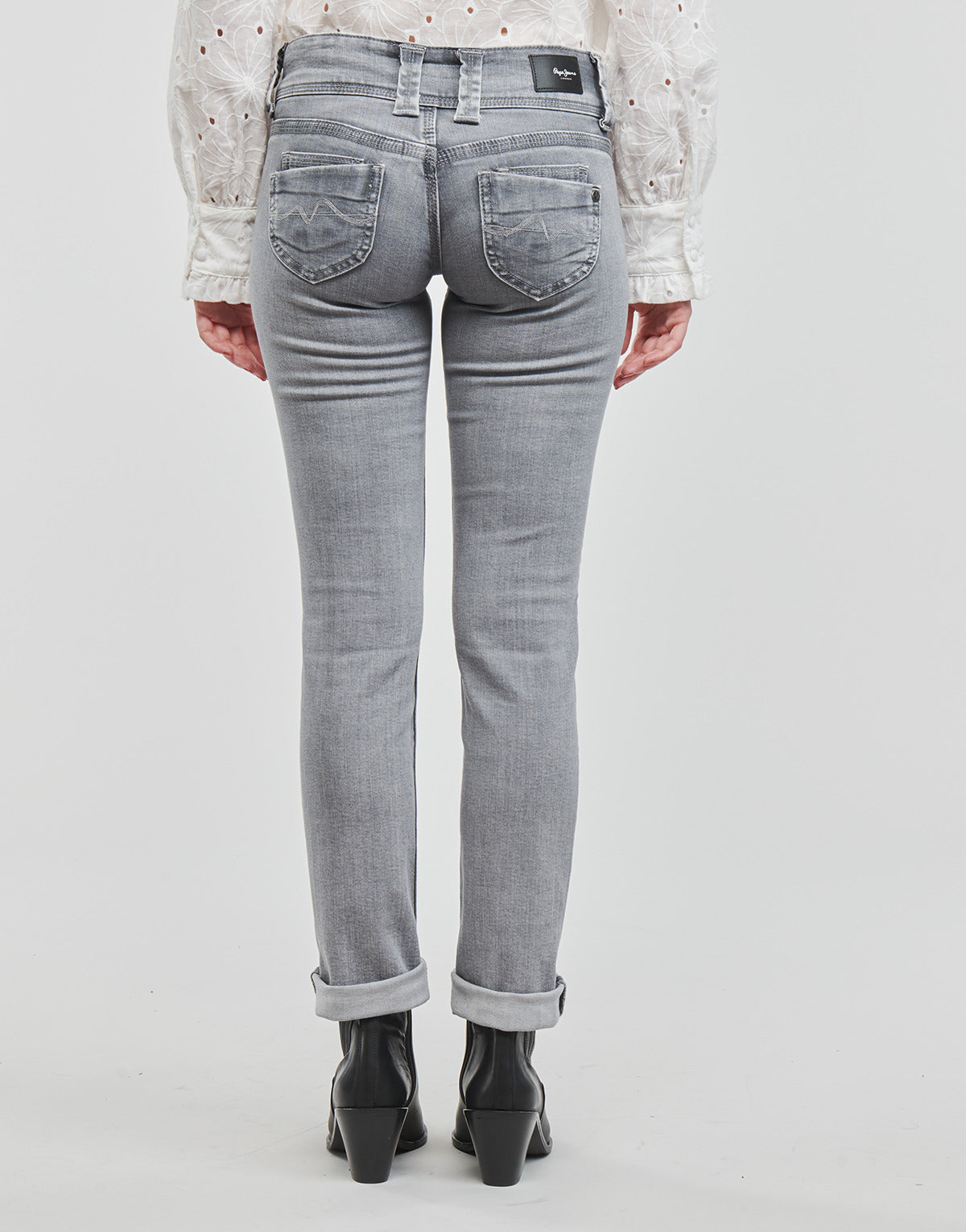 Jeans Donna Pepe jeans  VENUS  Grigio