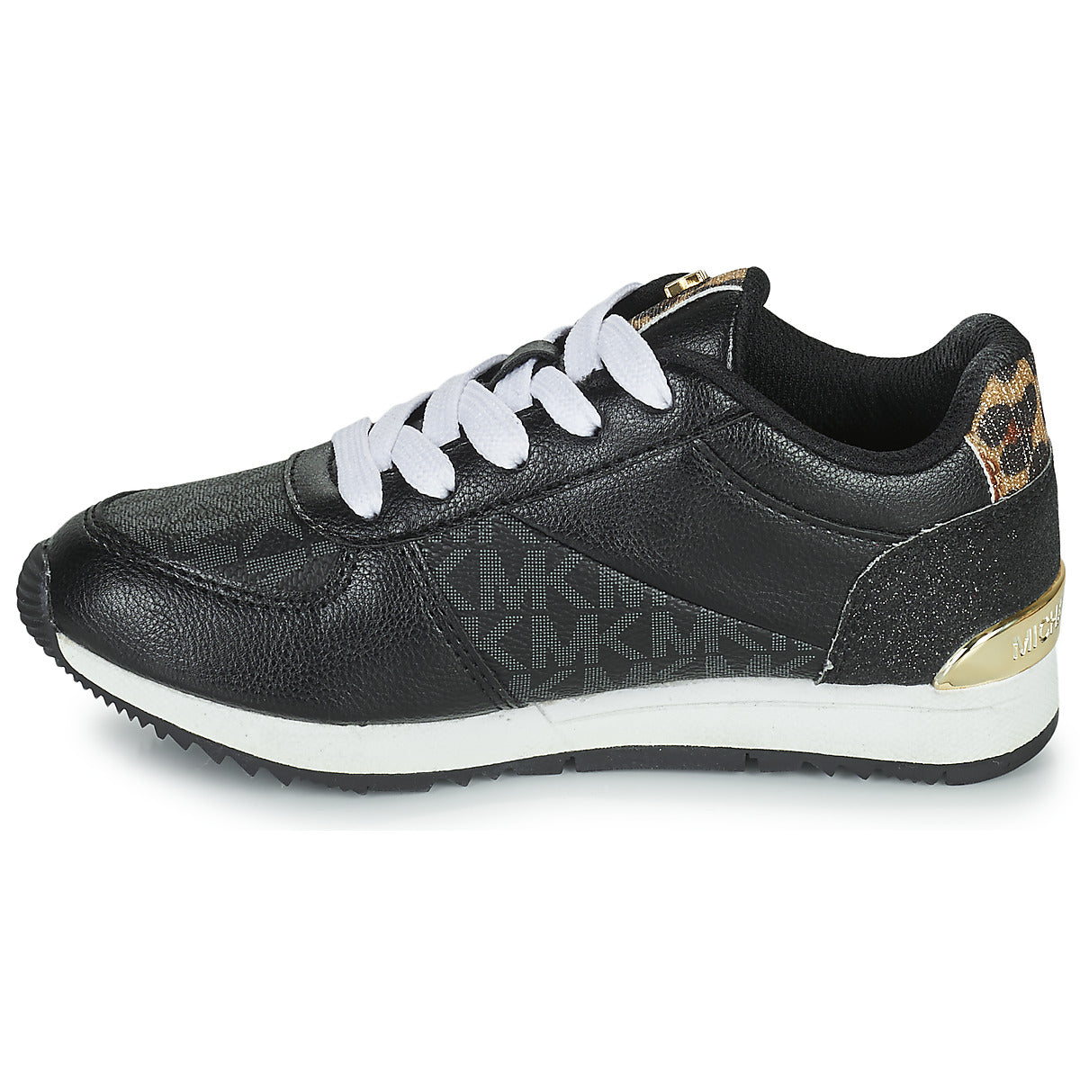 Scarpe bambini ragazza MICHAEL Michael Kors  ALLIE JOGGER  Nero