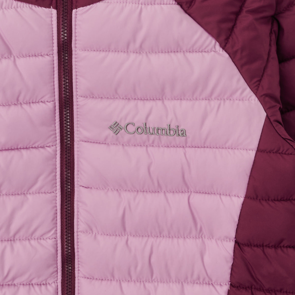 Piumino ragazza Columbia  POWDER LITE HOODED JACKET  Rosa