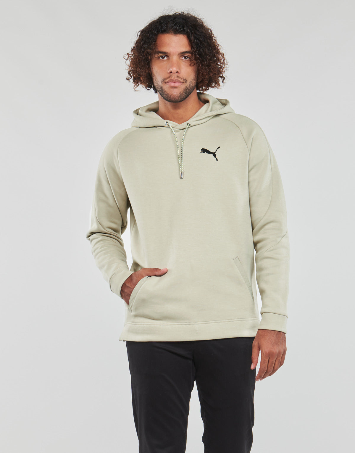 Felpa Uomo Puma  DAY IN MOTION HOODIE DK  Grigio