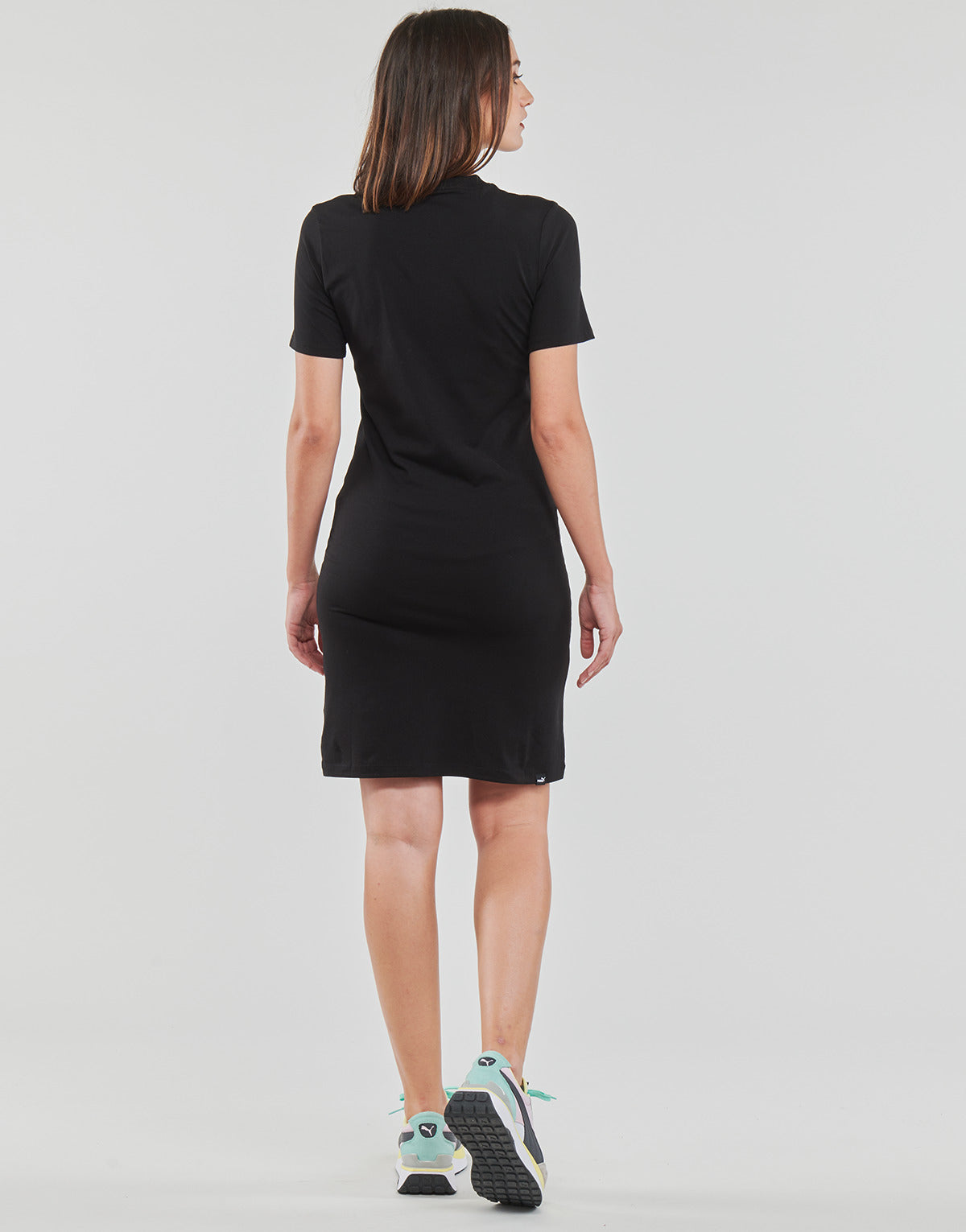 Abito corto Donna Puma  ESS SLIM TEE DRESS  Nero