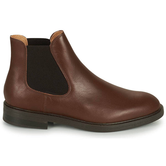 Stivaletti Uomo Selected  SLHBLAKE LEATHER CHELSEA BOOT  Marrone