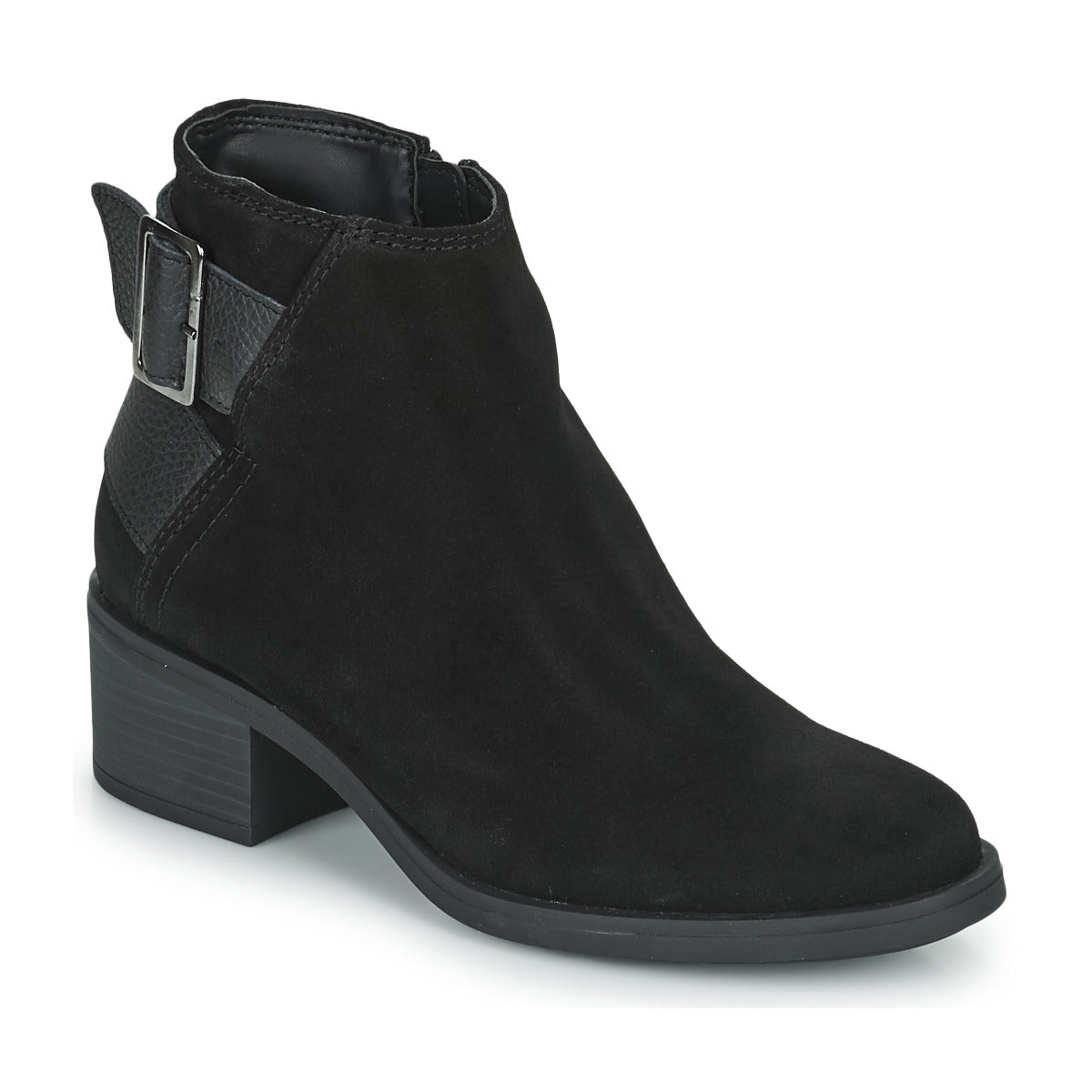 Stivaletti Donna Clarks  Memi Buckle  Nero