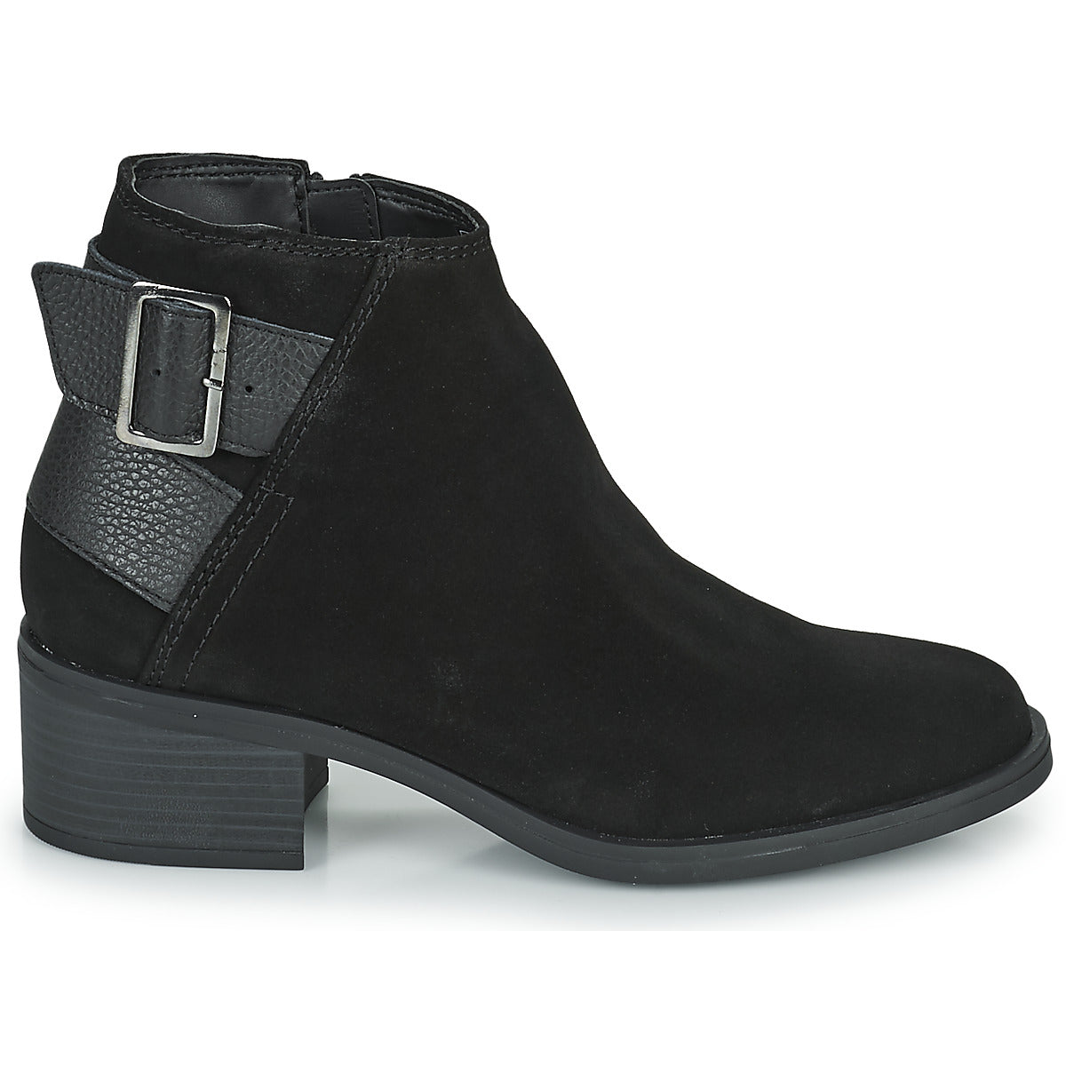 Stivaletti Donna Clarks  Memi Buckle  Nero