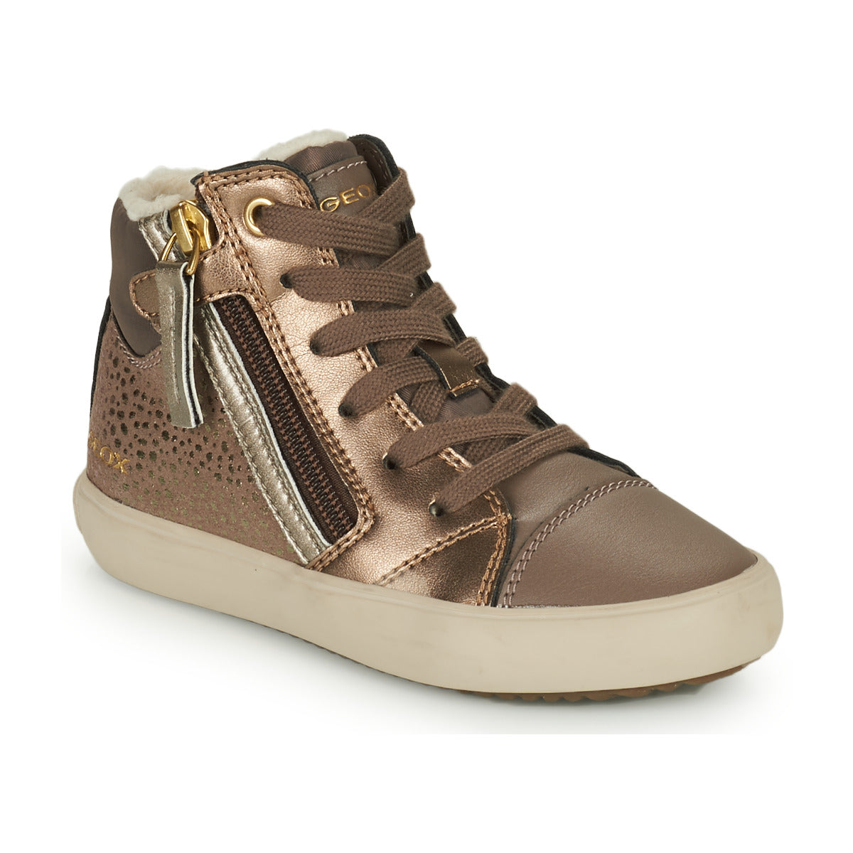 Scarpe bambini ragazza Geox  J GISLI GIRL  Oro