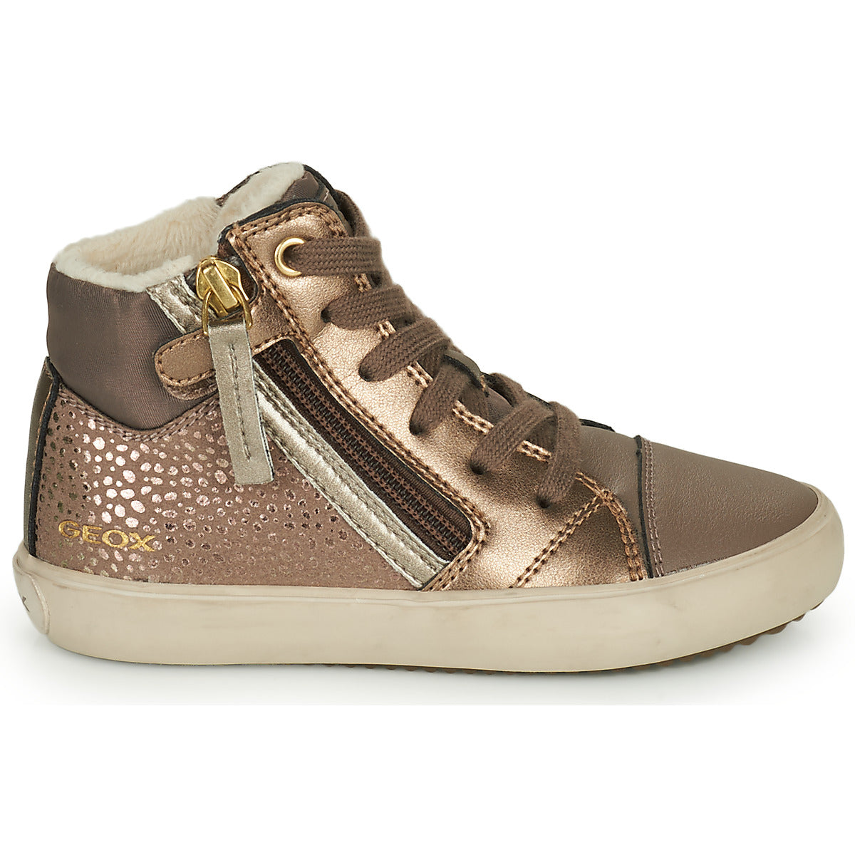 Scarpe bambini ragazza Geox  J GISLI GIRL  Oro