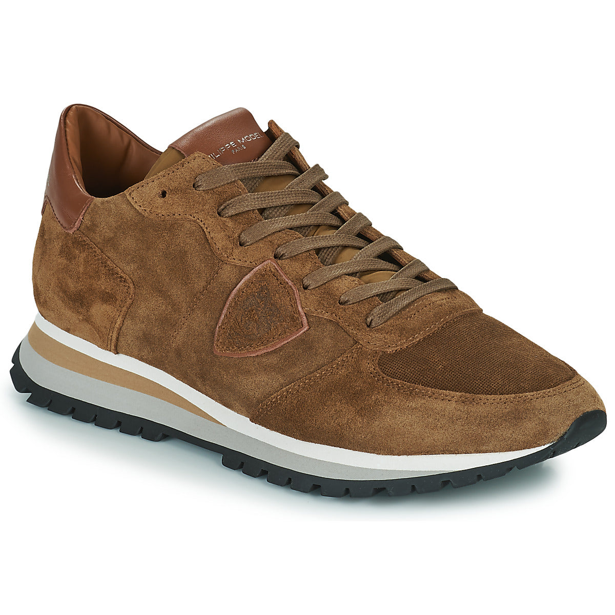 Sneakers Uomo Philippe Model  TROPEZ X LOW MAN  Marrone