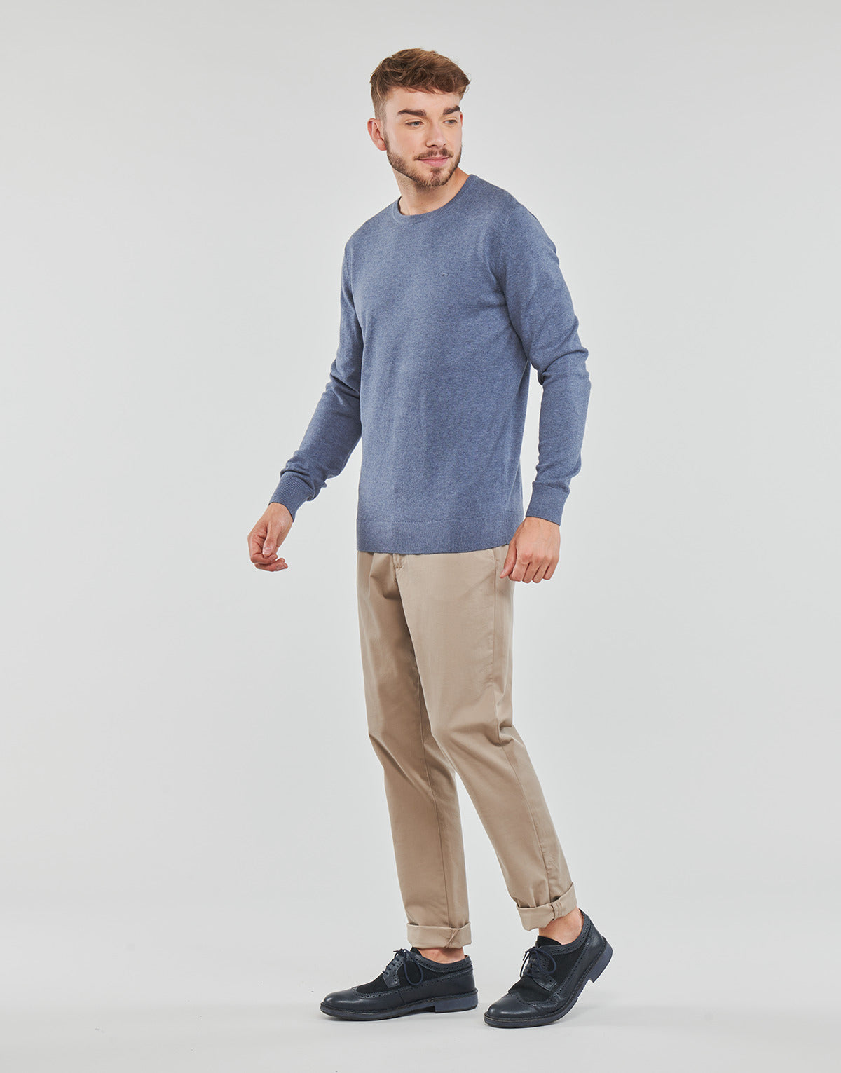 Maglione Uomo Tom Tailor  FLORET  Blu