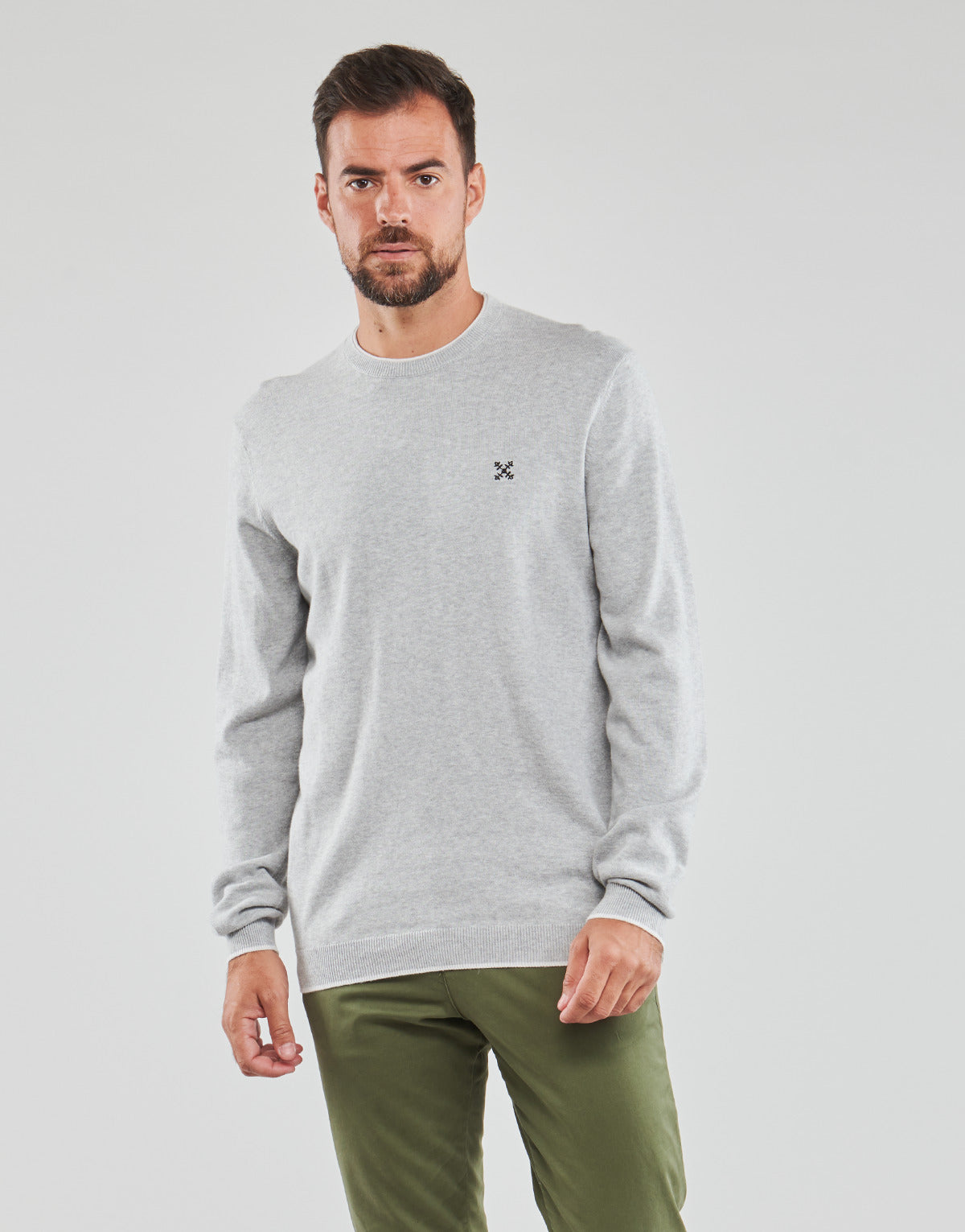 Maglione Uomo Oxbow  P0PERONI  Grigio