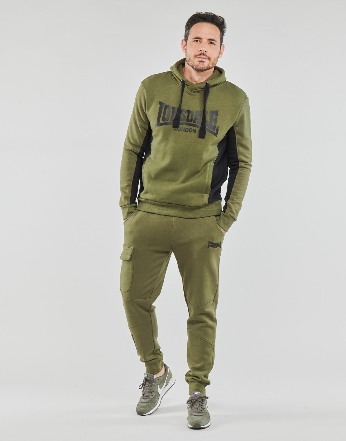 Pantaloni Sportivi Uomo Lonsdale  TWEEDMOUTH  Kaki