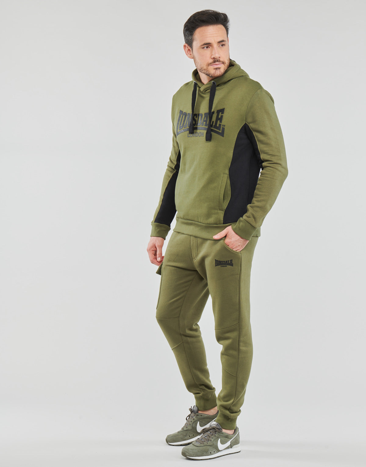 Pantaloni Sportivi Uomo Lonsdale  TWEEDMOUTH  Kaki