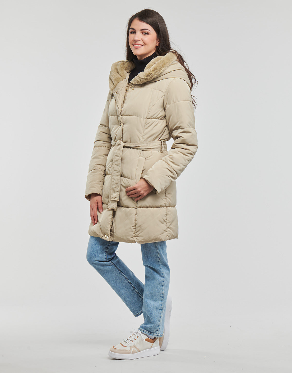 Piumino Donna Derhy  LINDSEY  Beige