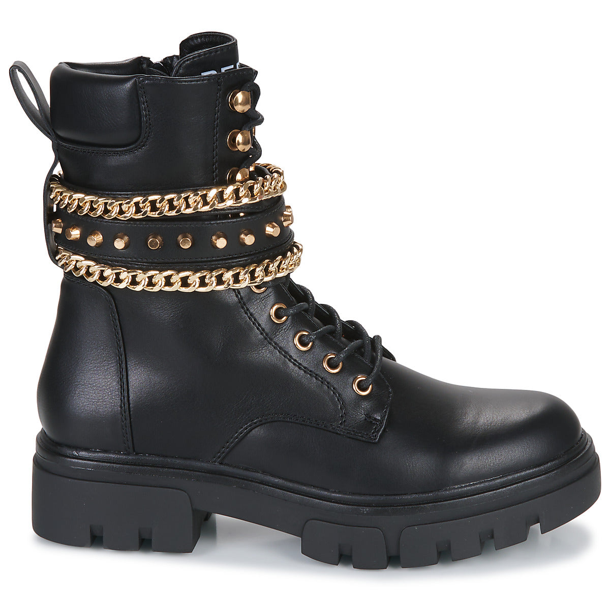 Stivaletti Donna Replay  HANNA CHAINS  Nero