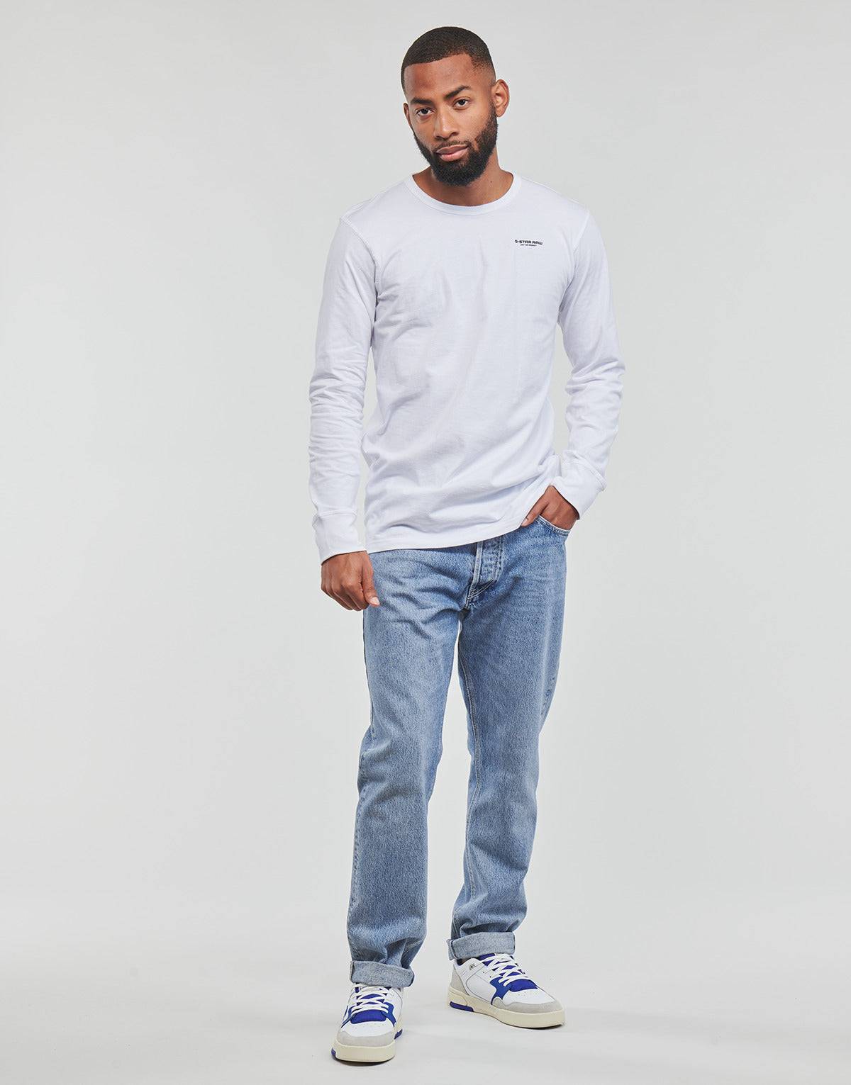 Jeans Uomo G-Star Raw  Triple A Regular Straight  Blu