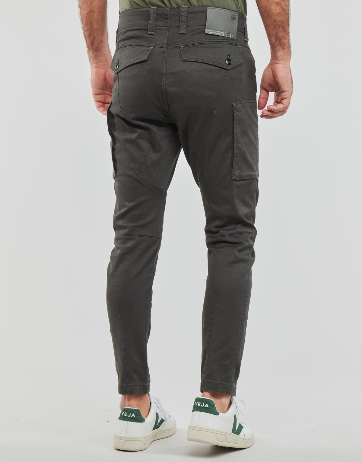 Pantalone Cargo Uomo G-Star Raw  Zip pkt 3D skinny cargo  Grigio