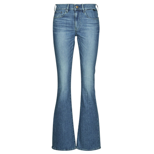 Jeans Flare Donna G-Star Raw  3301 Flare  Blu