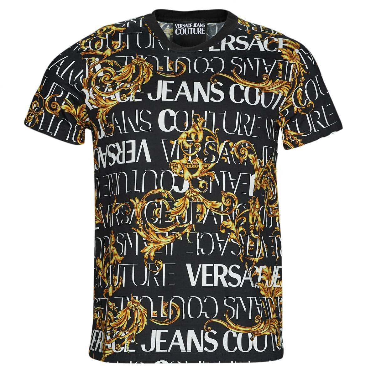 T-shirt Uomo Versace Jeans Couture  73GAH6S0-G89  Nero