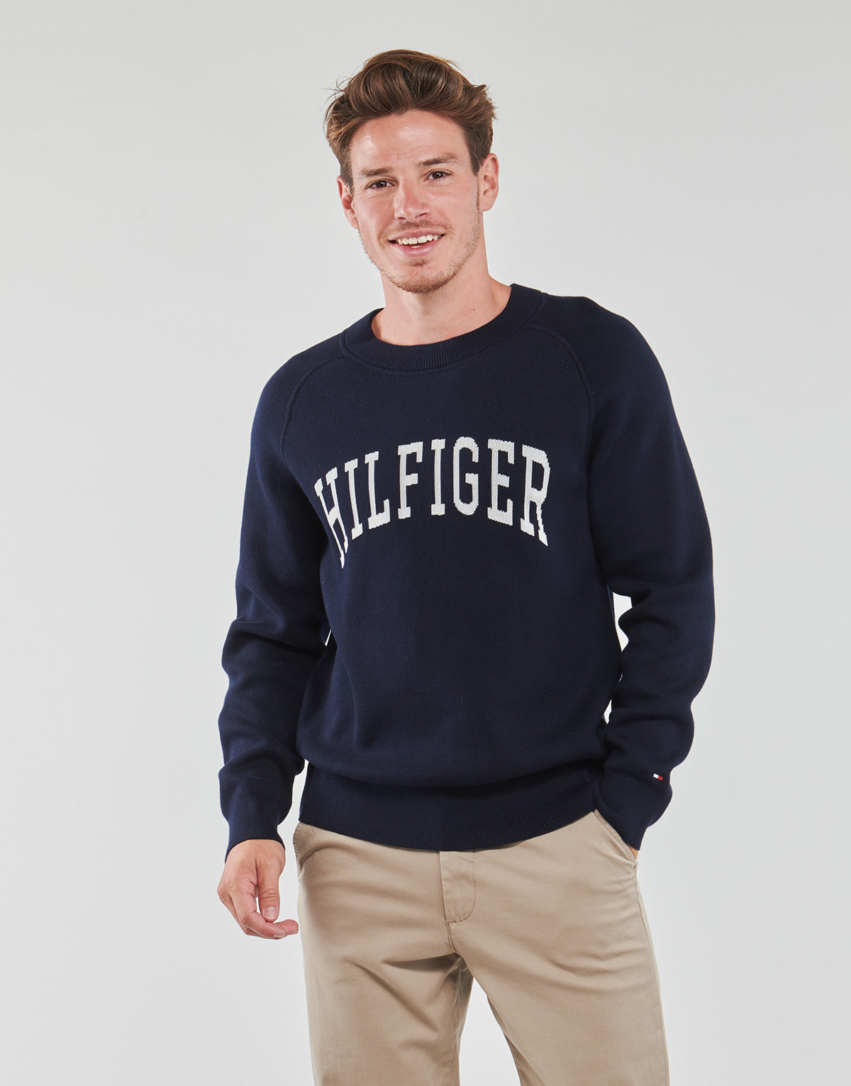 Felpa Uomo Tommy Hilfiger  VARSITY GRAPHIC CREW NECK  Marine