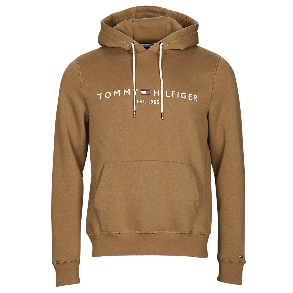 Felpa Uomo Tommy Hilfiger  TOMMY LOGO HOODY  Beige