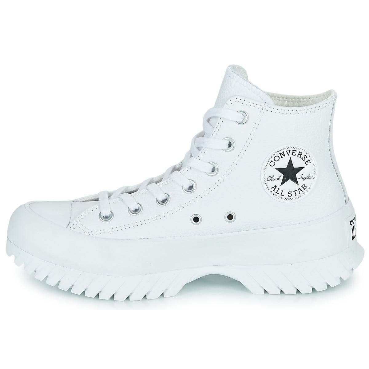 Sneakers alte Donna Converse  Chuck Taylor All Star Lugged 2.0 Leather Foundational Leather  Bianco