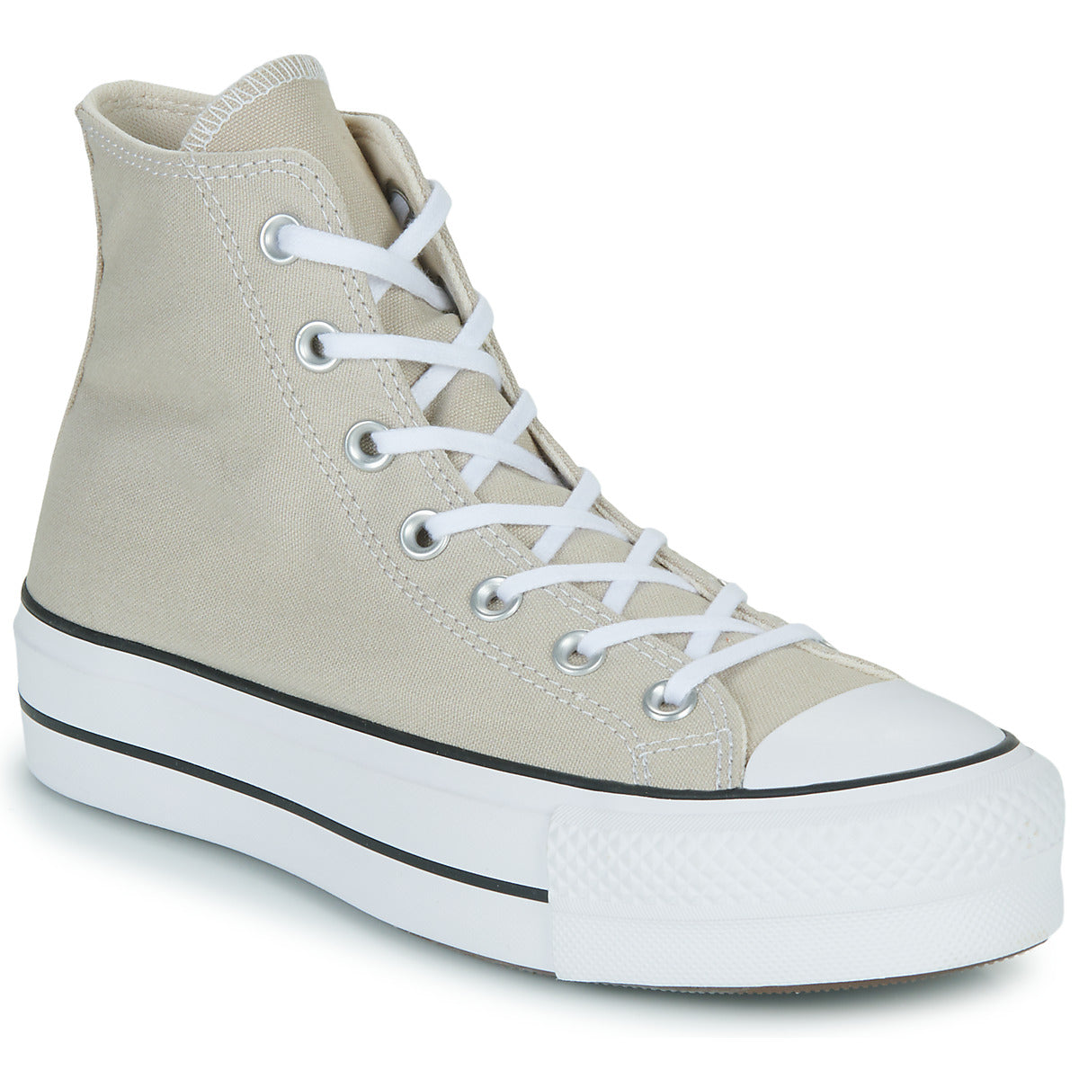 Sneakers alte Donna Converse  Chuck Taylor All Star Lift Canvas Seasonal Color  Beige