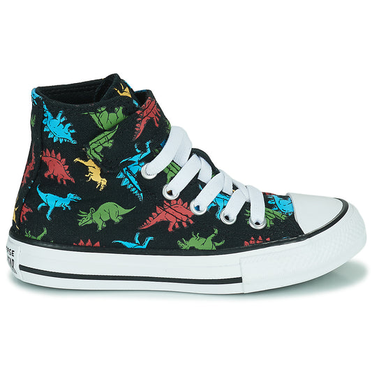 Scarpe bambini ragazzo Converse  CHUCK TAYLOR ALL STAR 1V DINOSAURS HI  Multicolore