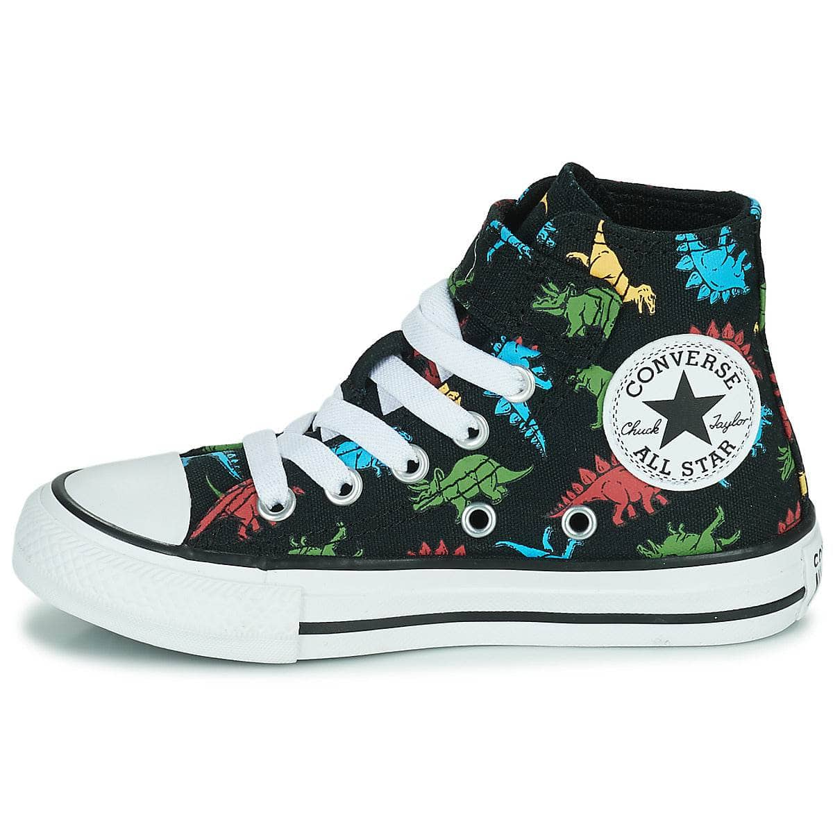 Scarpe bambini ragazzo Converse  Chuck Taylor All Star 1V Dinosaurs Hi  Multicolore