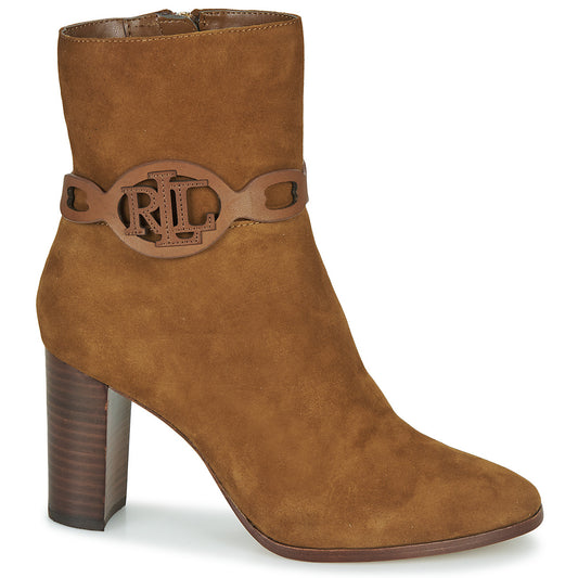 Stivaletti Donna Lauren Ralph Lauren  ABIGAEL-BOOTS-BOOTIE  Marrone