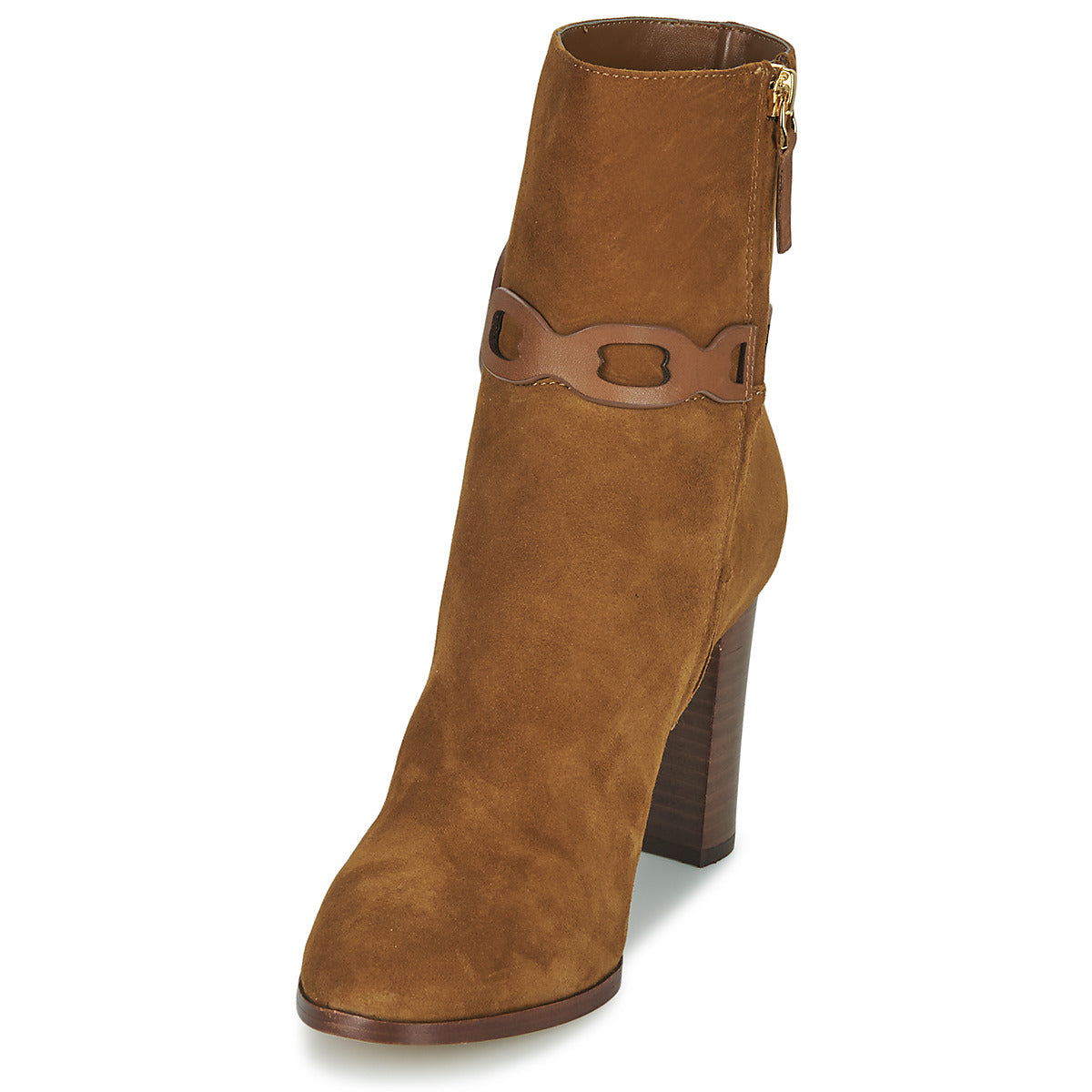 Stivaletti Donna Lauren Ralph Lauren  ABIGAEL-BOOTS-BOOTIE  Marrone