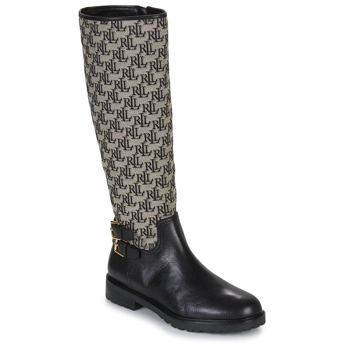 Stivali Donna Lauren Ralph Lauren  EMELIE-BOOTS-TALL BOOT  Nero