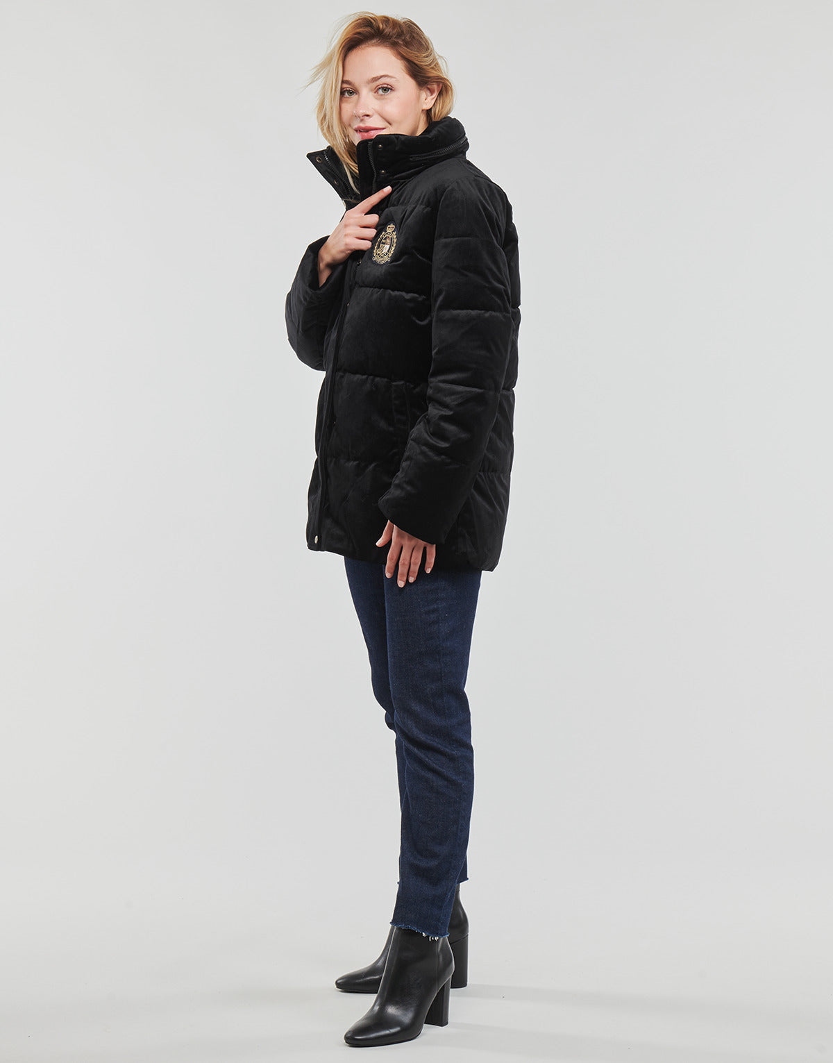 Piumino Donna Lauren Ralph Lauren  VLVT DN JKT INSULATED COAT  Nero