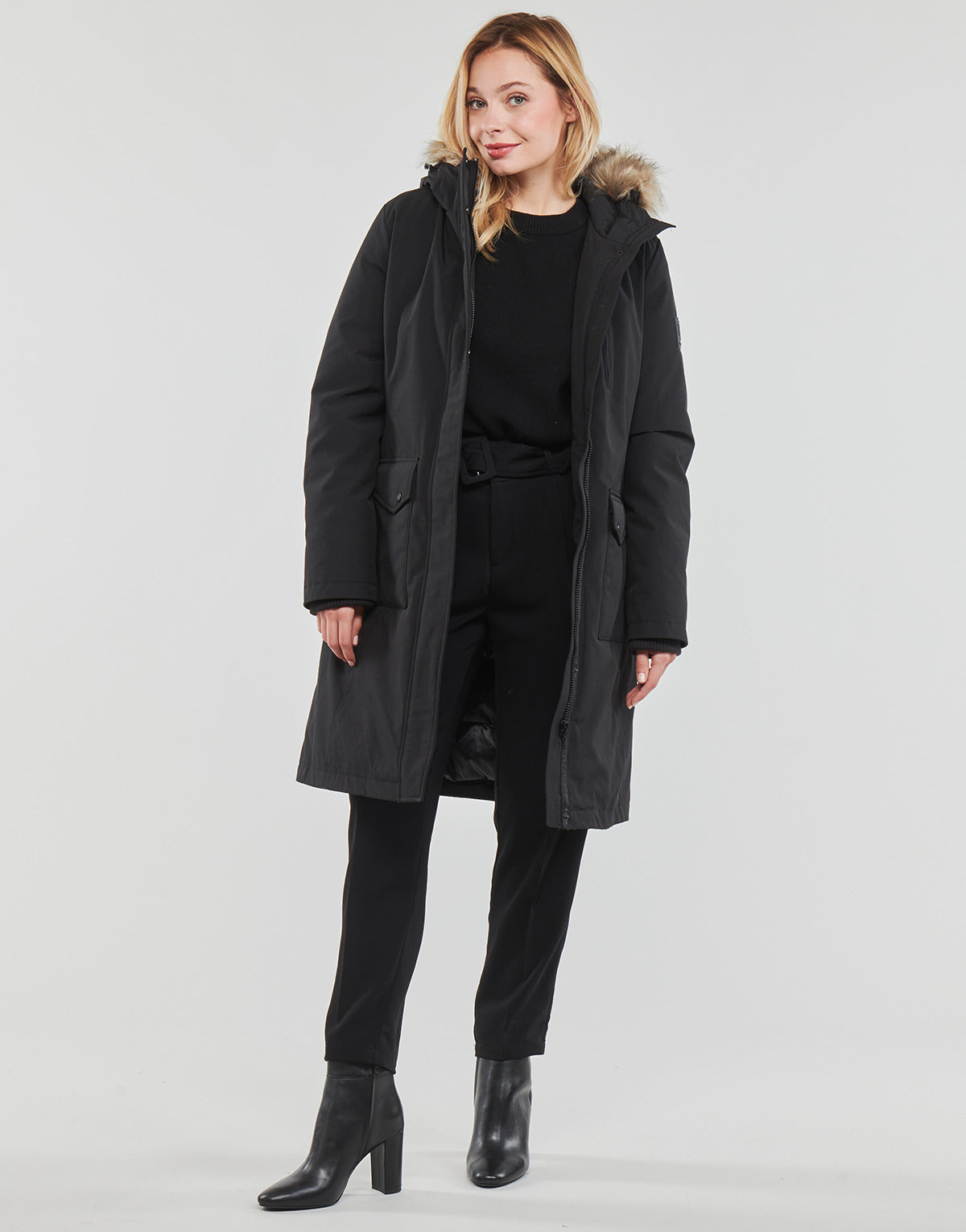 Parka Donna Lauren Ralph Lauren  LONG EXPDTN LINED COAT  Nero