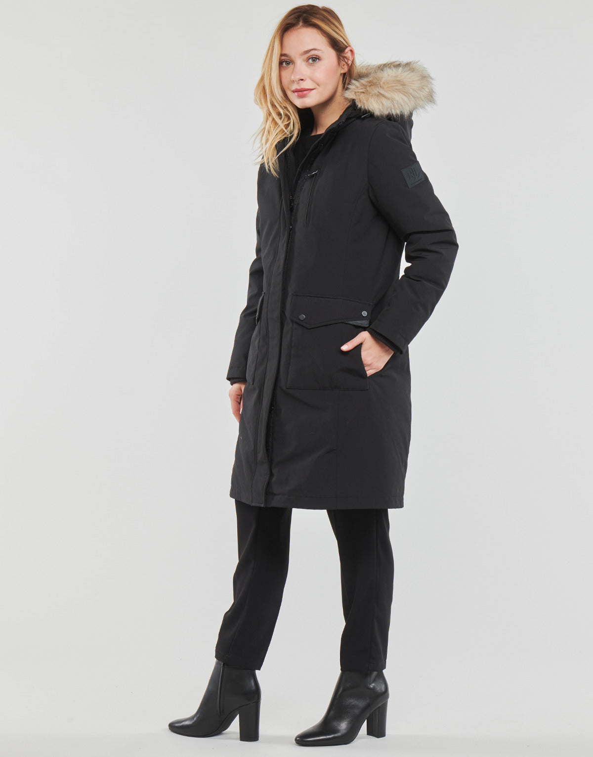 Parka Donna Lauren Ralph Lauren  LONG EXPDTN LINED COAT  Nero