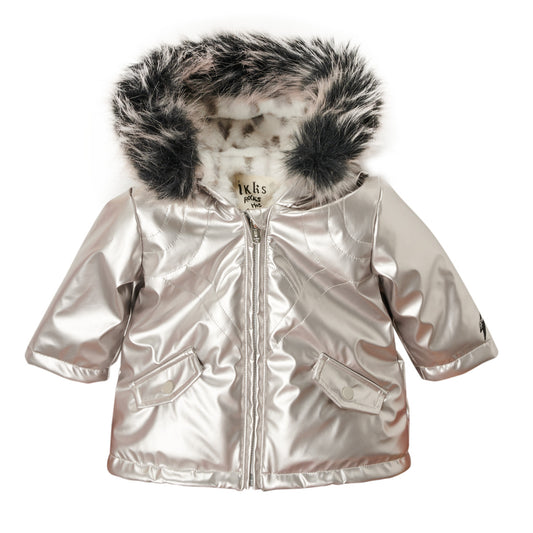 Parka ragazza Ikks  XV42000  Argento