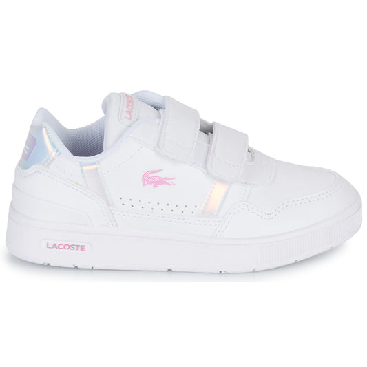 Scarpe bambini ragazza Lacoste  T-CLIP  Bianco