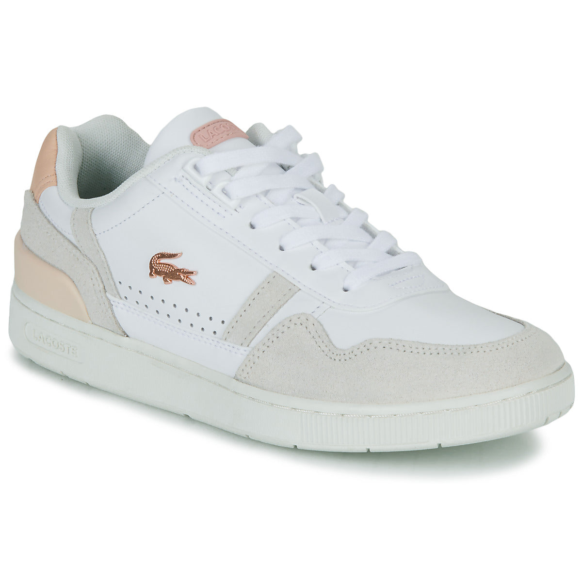 Sneakers basse Donna Lacoste  T-CLIP  Bianco