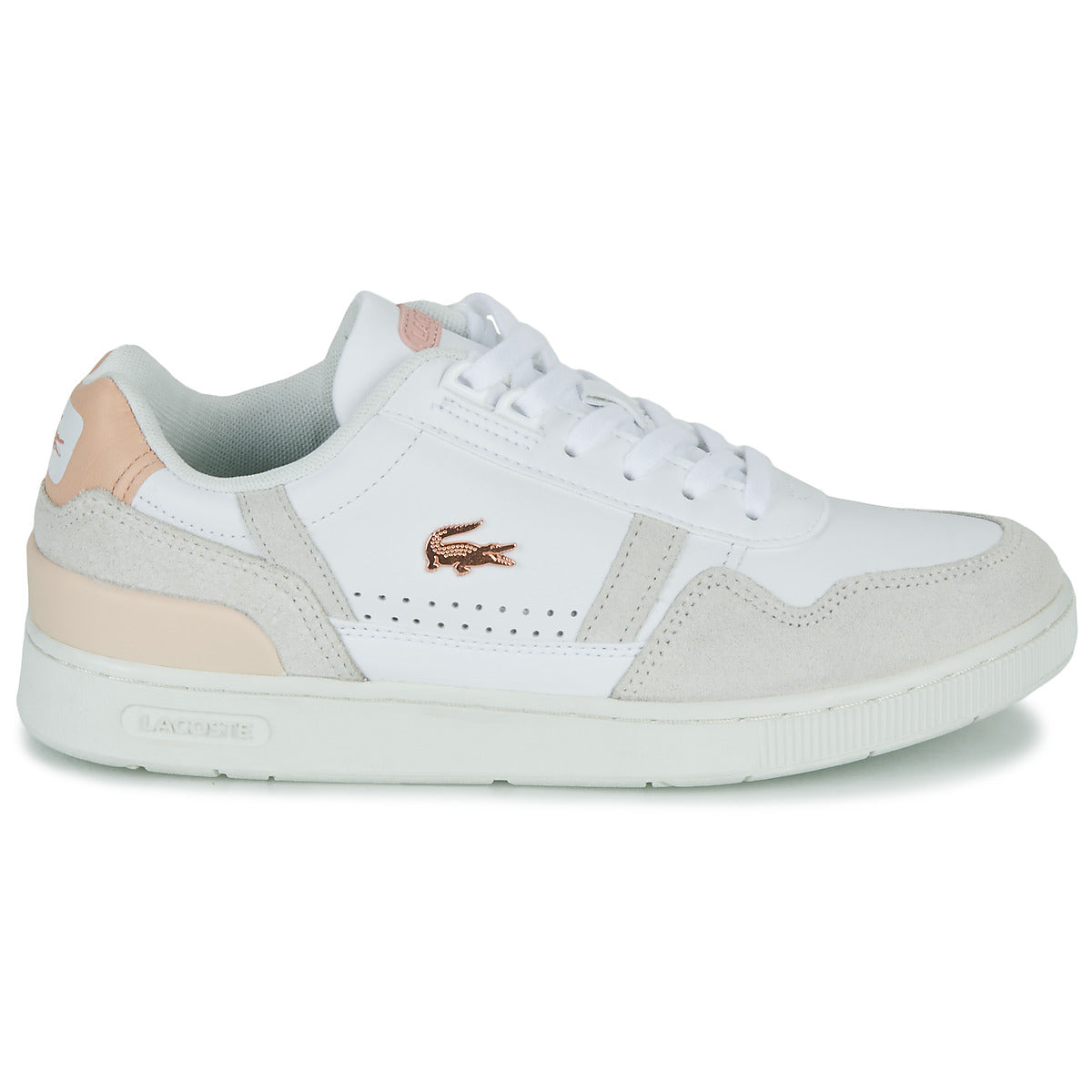 Sneakers basse Donna Lacoste  T-CLIP  Bianco