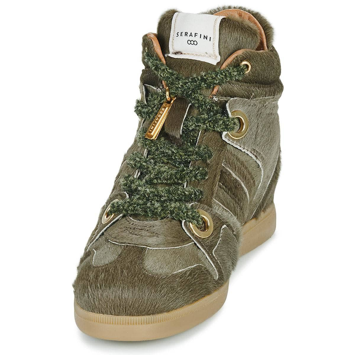 Sneakers alte Donna Serafini  MANHATTAN  Kaki