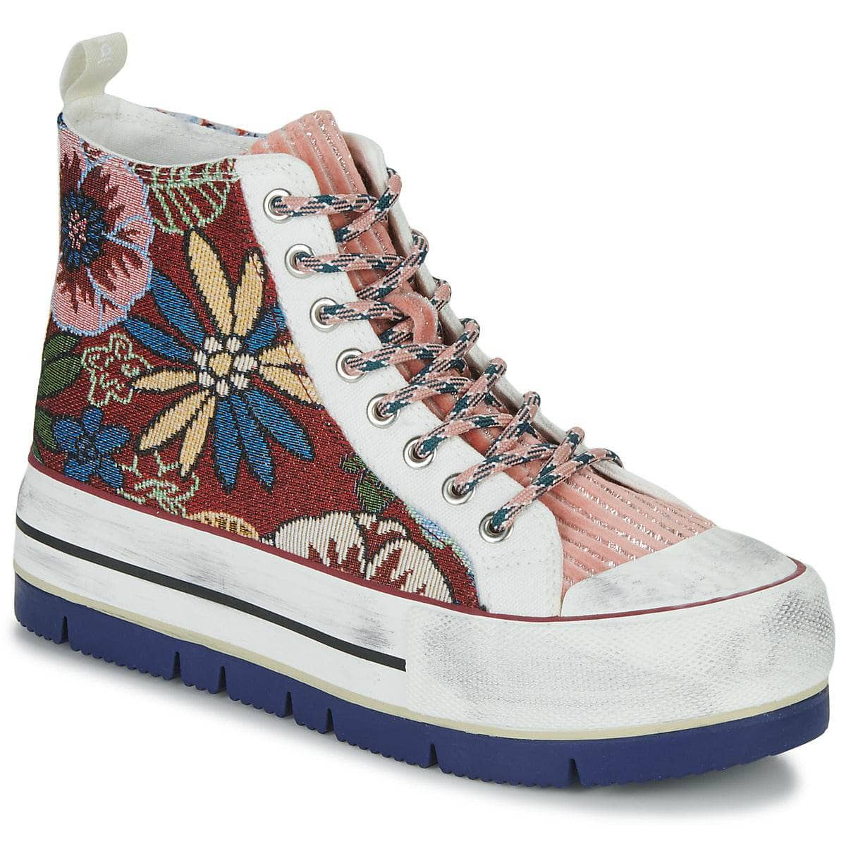 Sneakers alte Donna Desigual  CRUSH ROSA  Multicolore