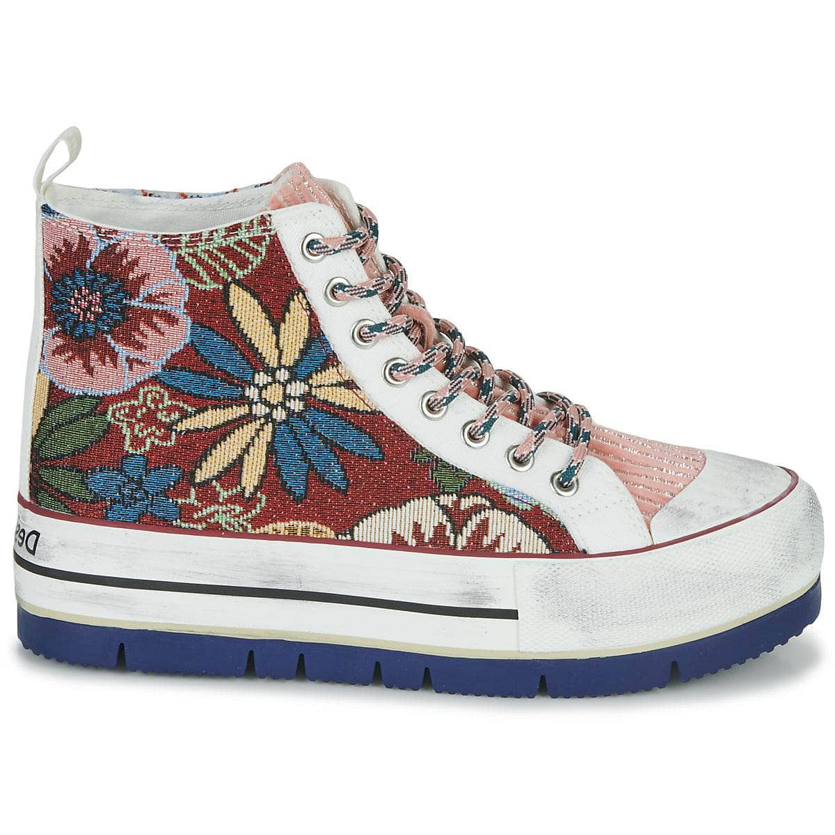 Sneakers alte Donna Desigual  CRUSH ROSA  Multicolore