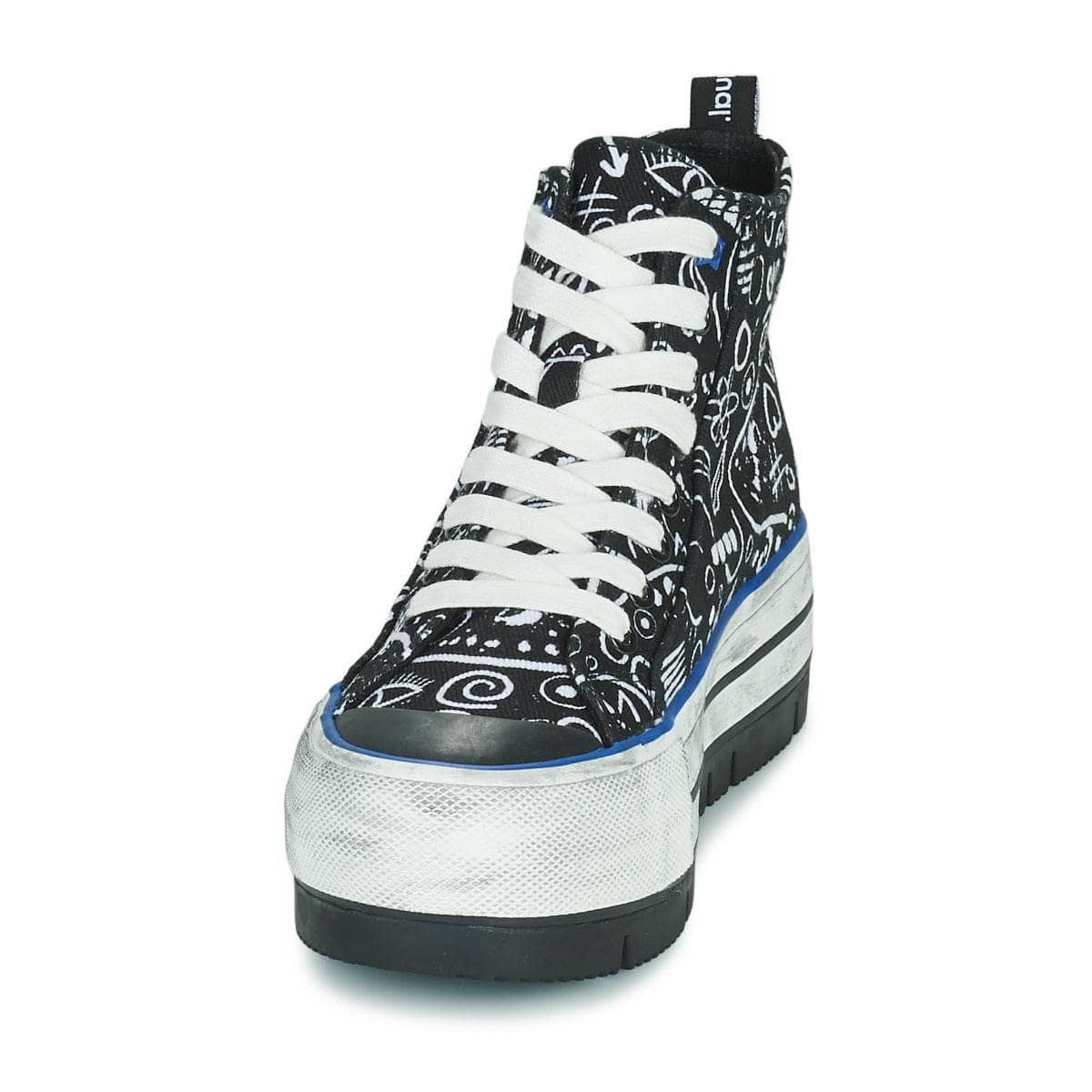 Sneakers alte Donna Desigual  SHOES CRUSH ARTE  Nero