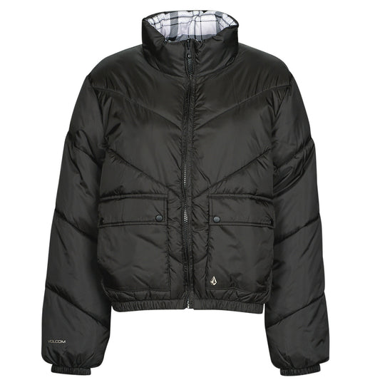 Piumino Donna Volcom  DOWN'N PUFF JACKET  Nero