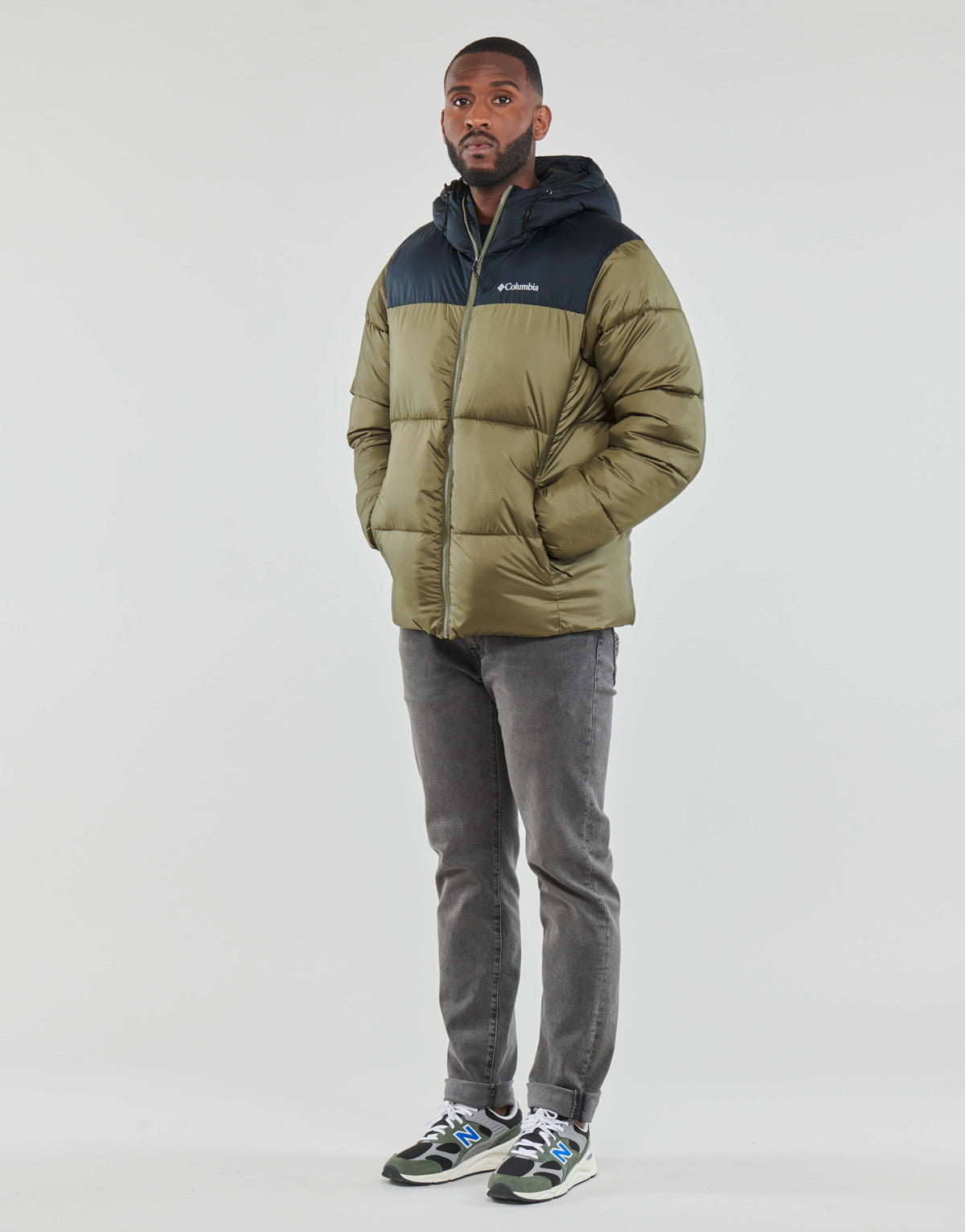 Piumino Uomo Columbia  Puffect  Hooded Jacket  Kaki