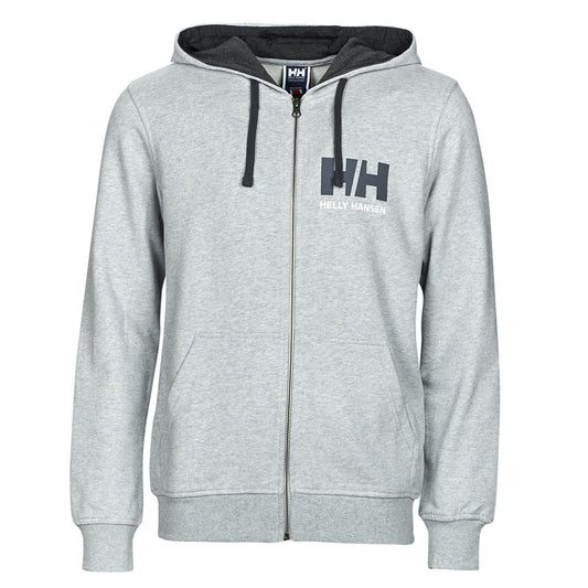 Giubbotto Uomo Helly Hansen  HH LOGO FULL ZIP HOODIE  Grigio